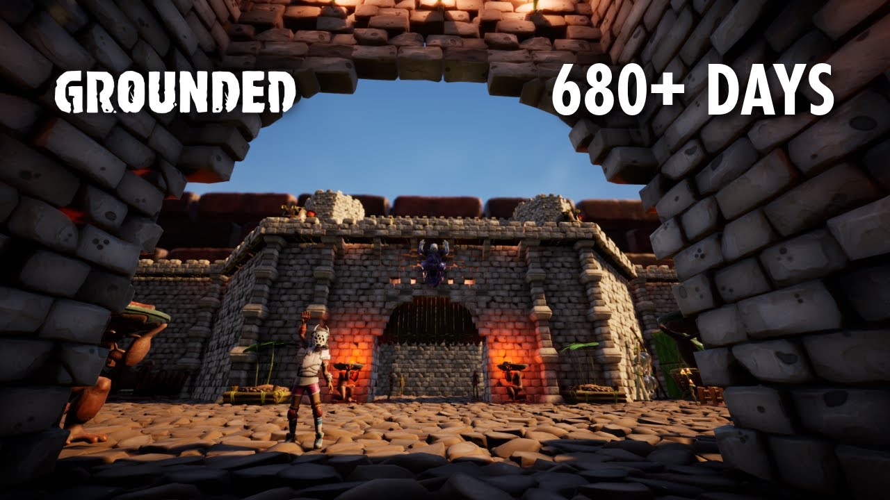 Grounded Mega Base Tour: The Brawny Boy Bin CASTLE (680+ Days!)