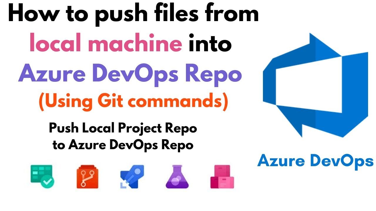How to push a file from local machine into Azure DevOps Repo(Using Git) | Clone Azure DevOps Repo