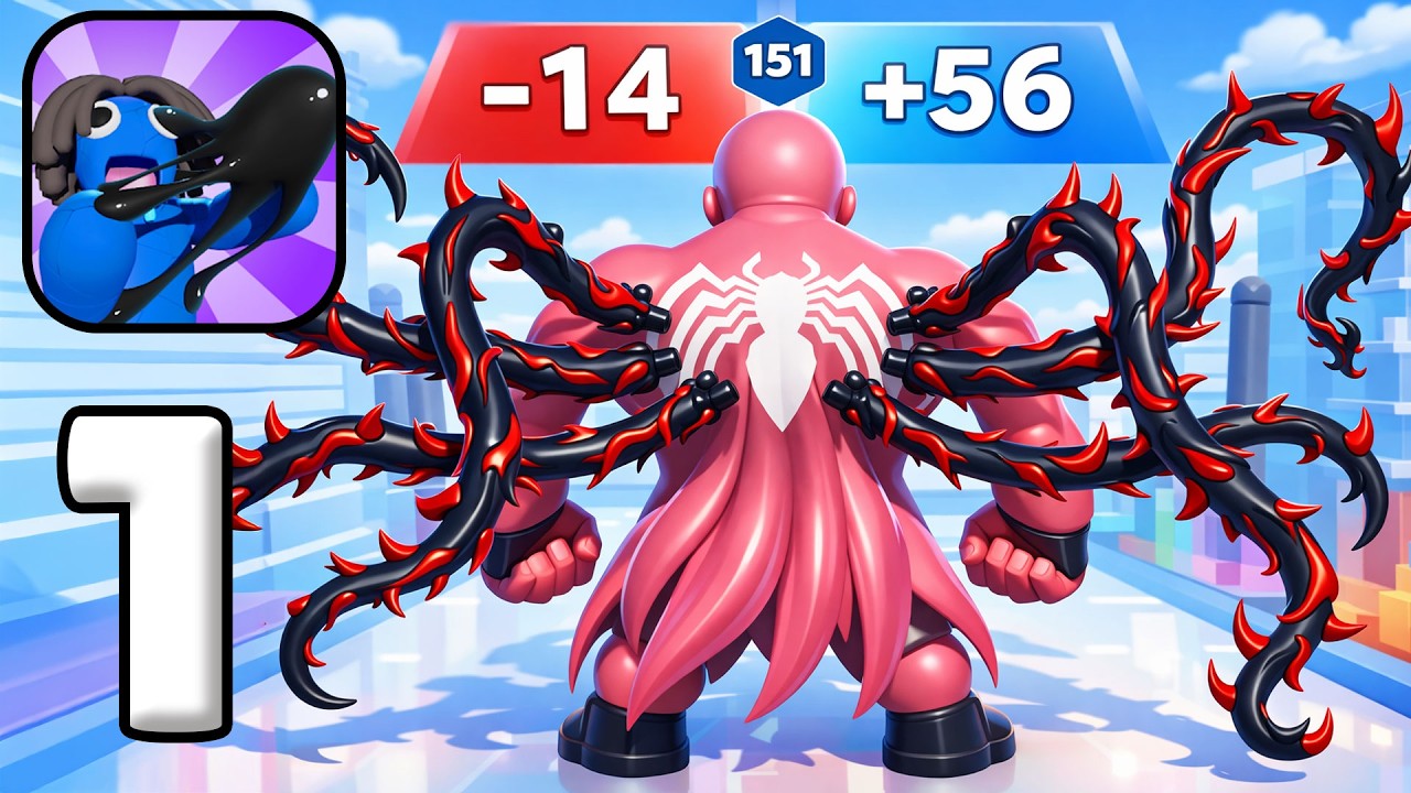 🔥 Venom Run 3D 🧪 Epic Evolution Levels 11–19 Walkthrough | Satisfying Runner Gameplay 📱