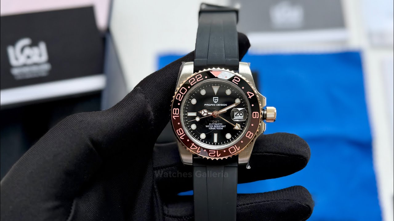 Pagani Design PD1662 GMT Master II Rootbeer on Silicon Pearl DG5833 Movement | Pakistan