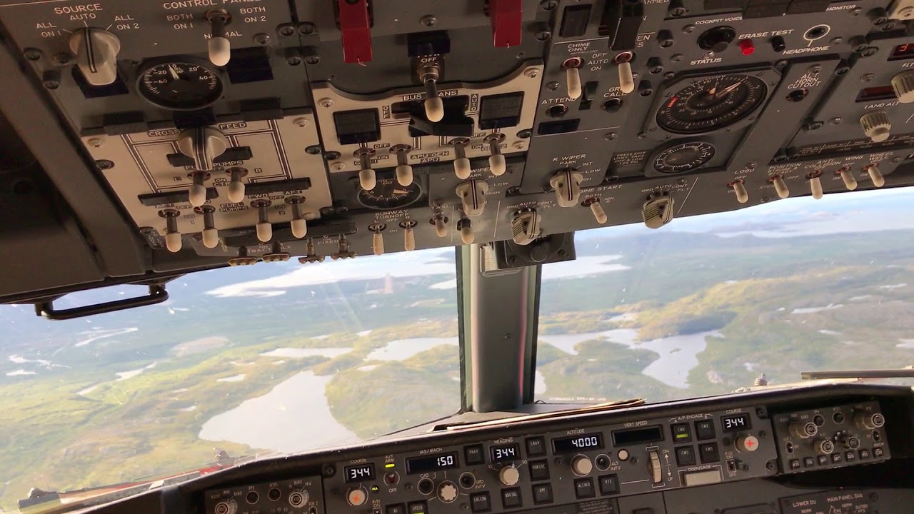 NW landing at Banak Airport in 2017.06.29