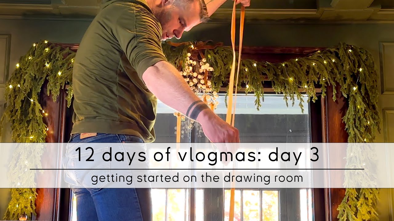 12 дней влогмаса: день 3 - начало Рождества в гостиной