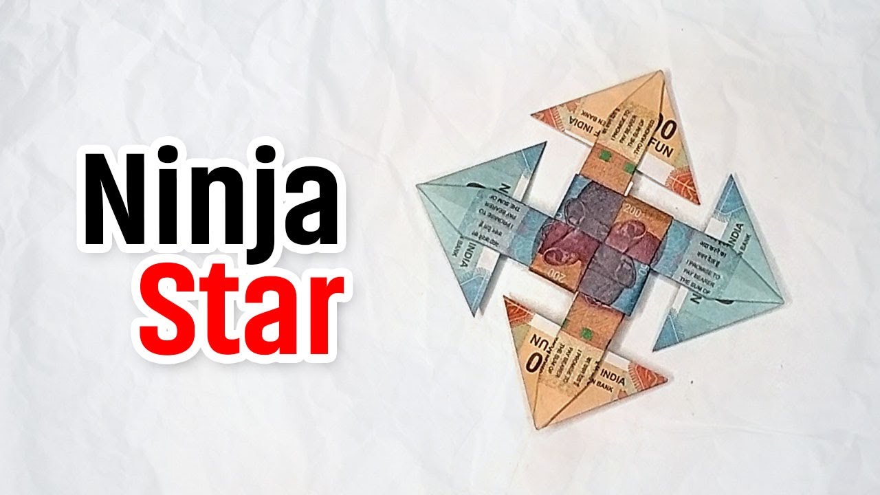 How to Make Money Arrow Ninja Star with Currency Note