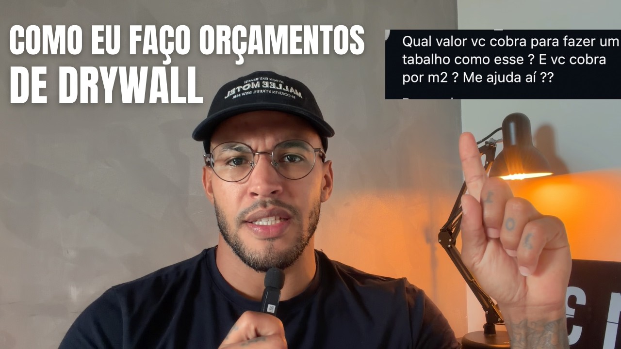 Como eu faço meus orçamentos de DRYWALL.