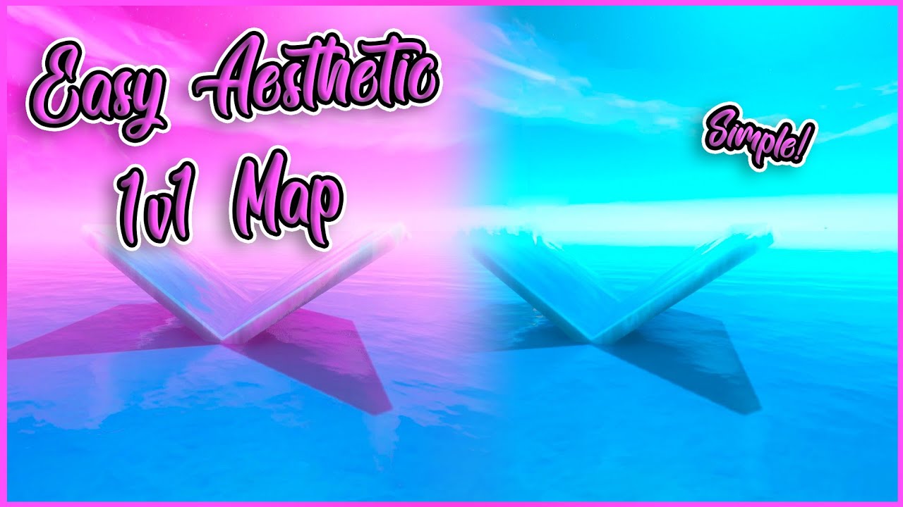 Aesthetic Water 1v1 Map Tutorial - Easy