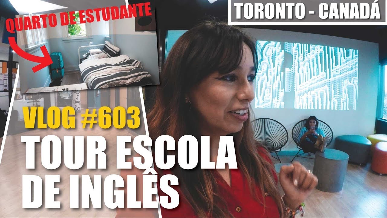 TOUR POR ESCOLA DE INGLÊS EM TORONTO, CANADÁ ( + Residência Estudantil)