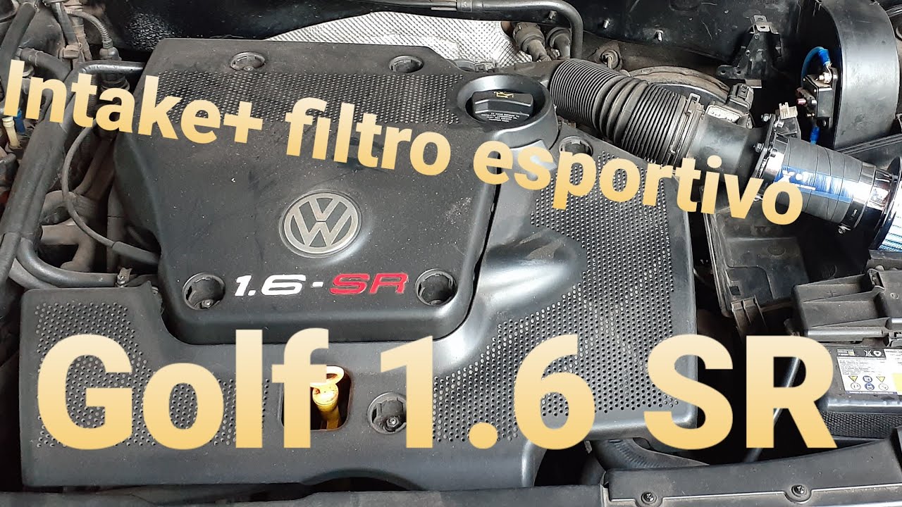 Como fazer em casa intake+filtro esportivo do golf 1 6 sr !!