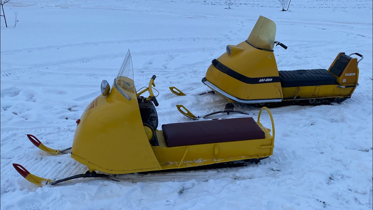 1963 Ski-Doo R8 VS 1970 12/3 Olympic