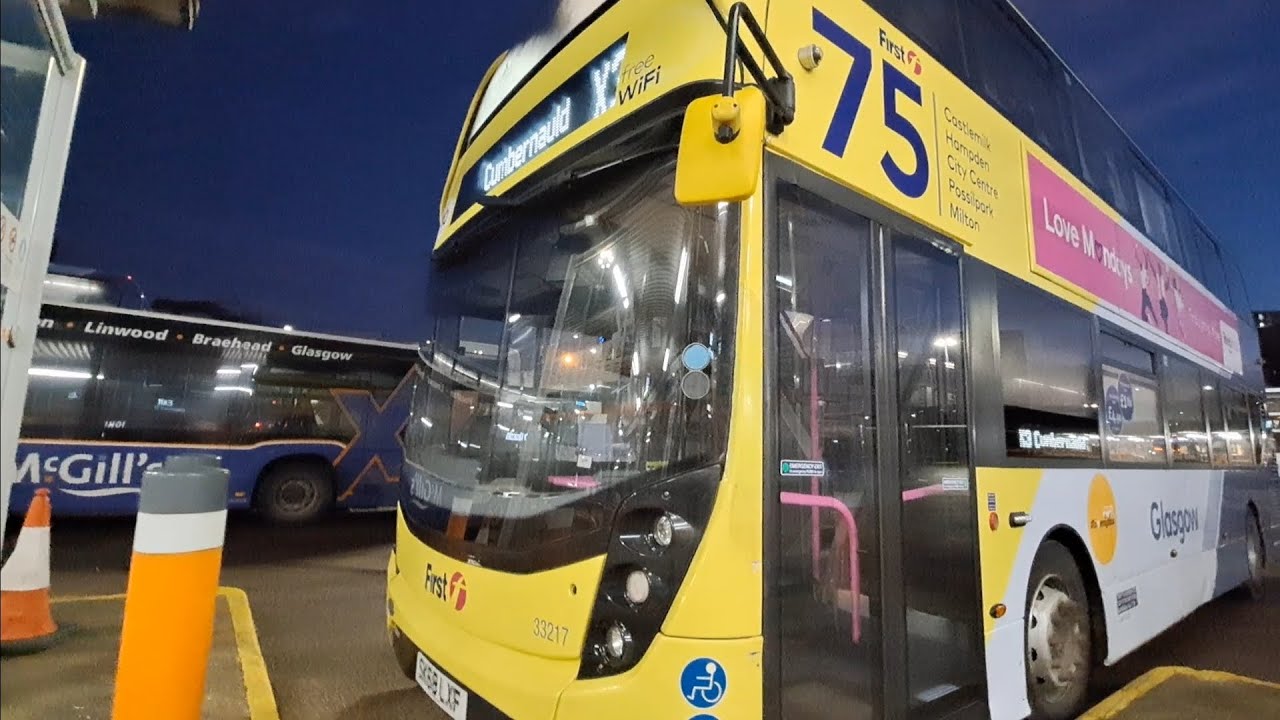What's it Cauld?!| Route X3 Timelapse: Glasgow - Cumbernauld| First Glasgow