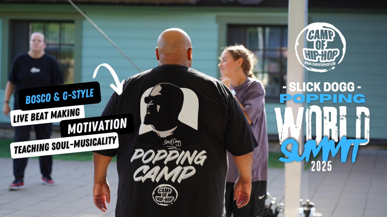 CAMP OF HIP-HOP | Slick Dog POPPING CAMP | 11.08- 17.08.2025 | Estonia | Promo