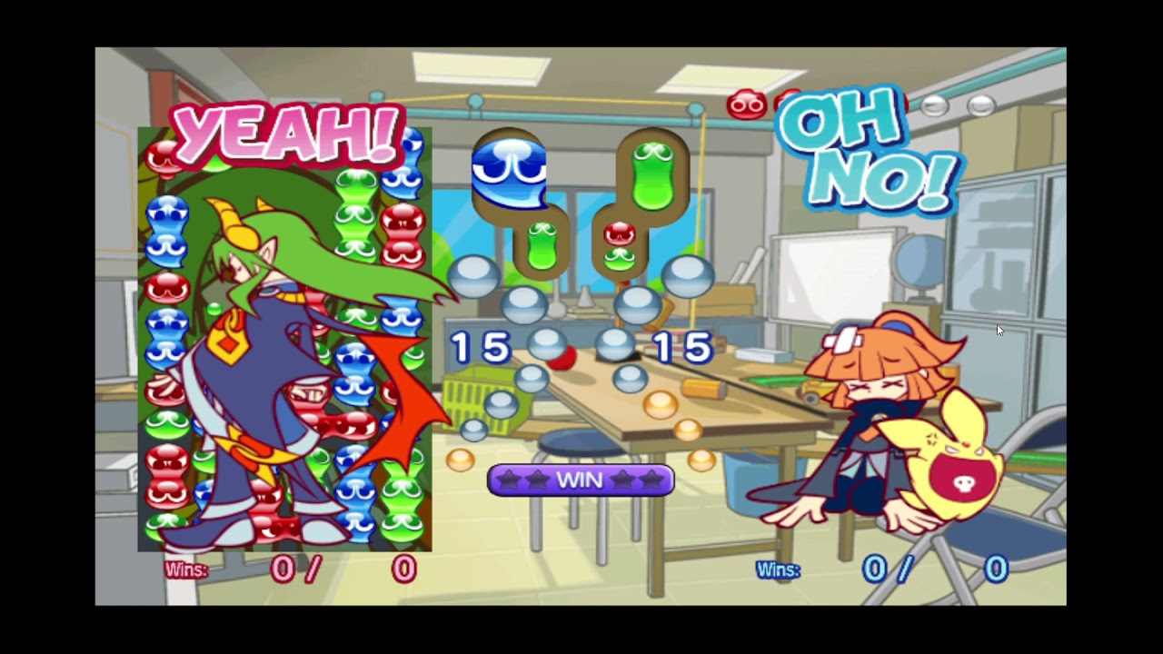 Puyo Puyo 7 Wii English Satan VS Dark Arle Fever Mode