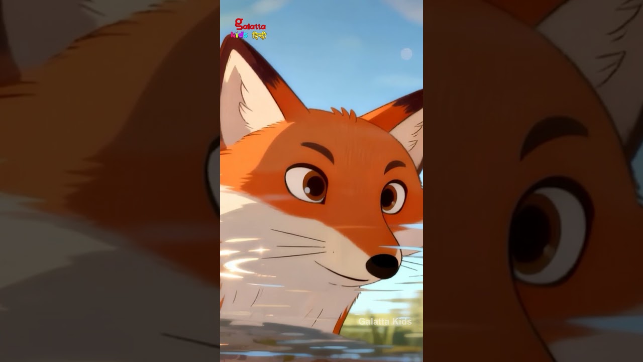 छोटी छोटी लोमड़ी  - The Playful Fox Rhyme | Hindi Nursery Rhymes for Children | Kids | Shorts