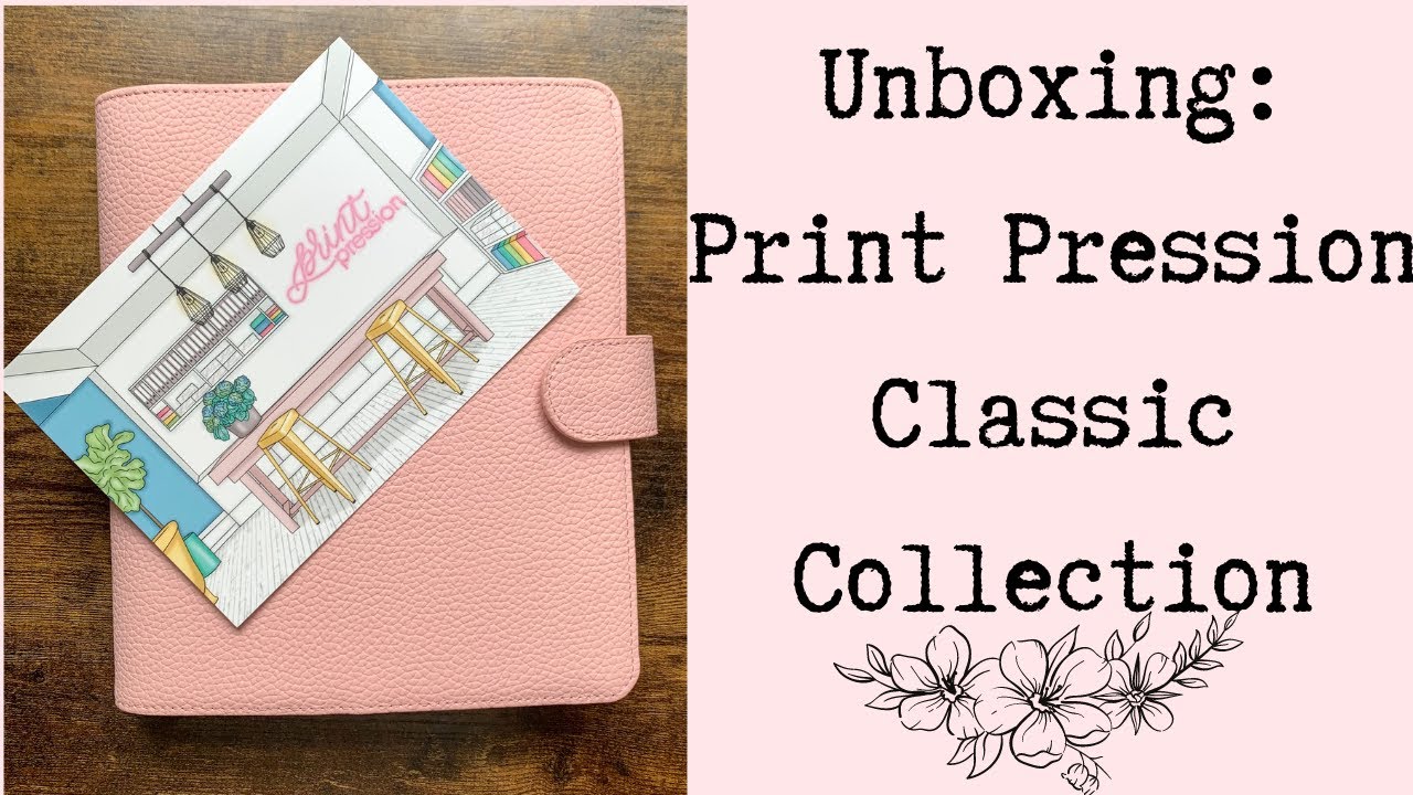 UNBOXING PRINT PRESSION CLASSIC COLLECTION | PINK A5 COVER