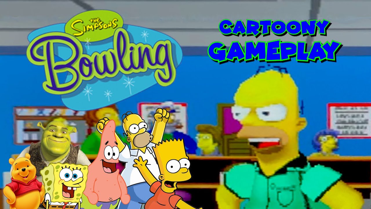 Cartoony Gameplay: The Simpsons Bowling ROUND 1