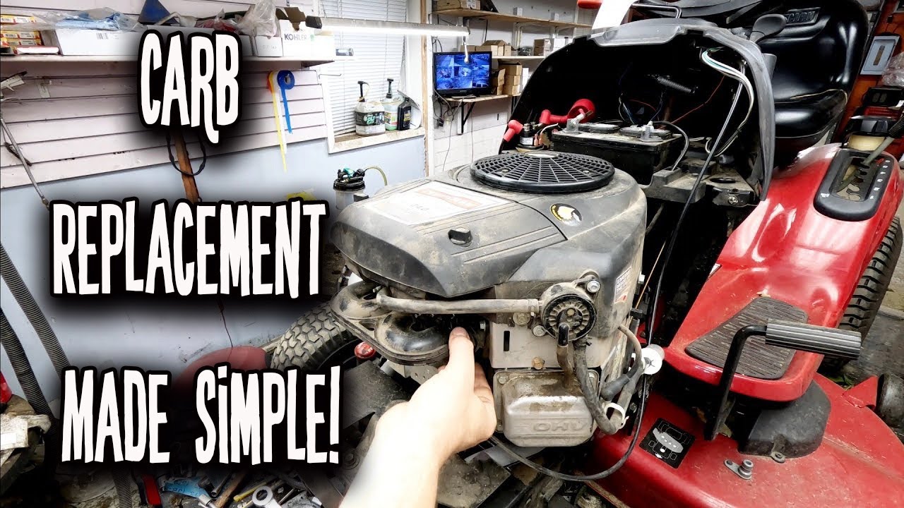 Easy Troubleshooting and Installation Of Carburetor On Briggs & Stratton V Twin Riding Mower Engine
