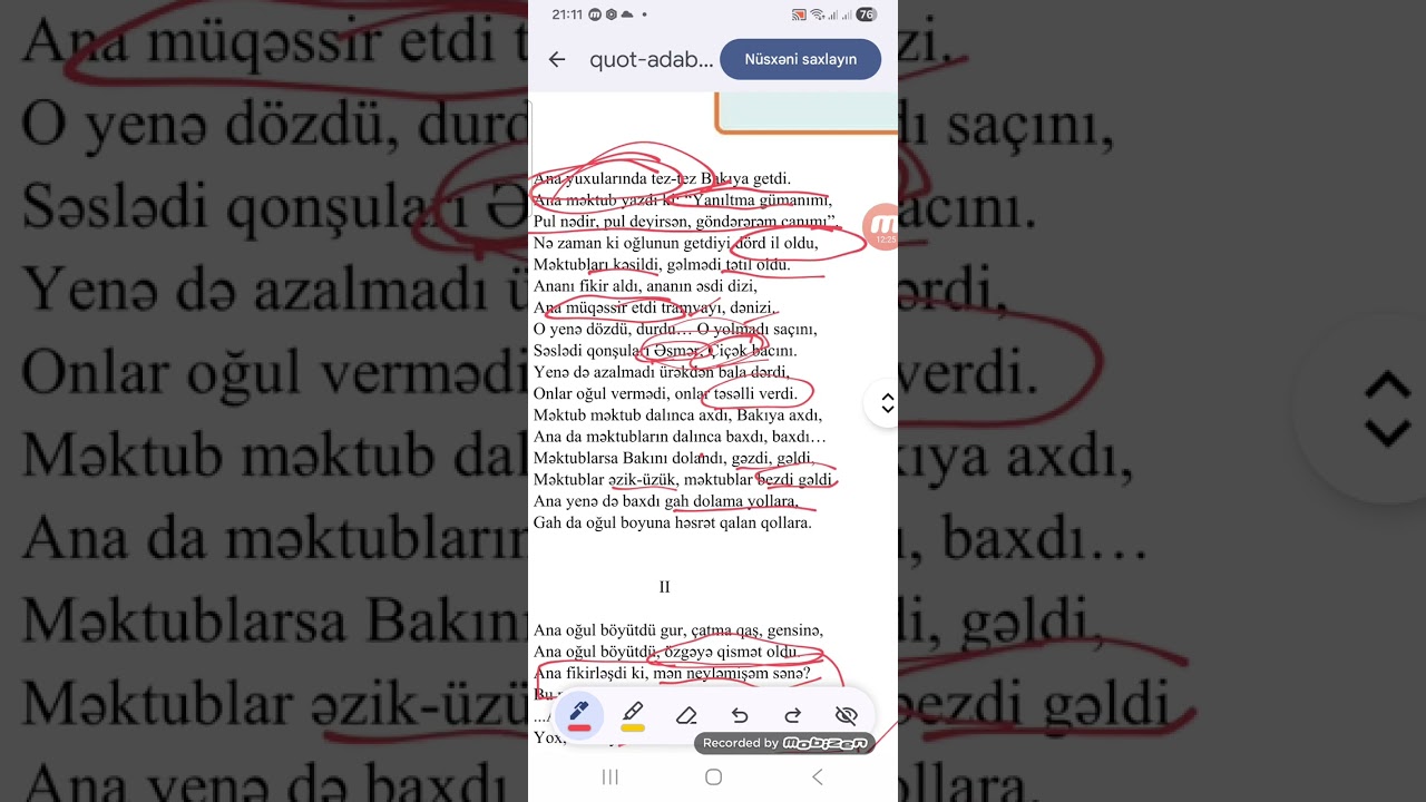 9 sinif ədəbiyyatından Ə.Kərim 