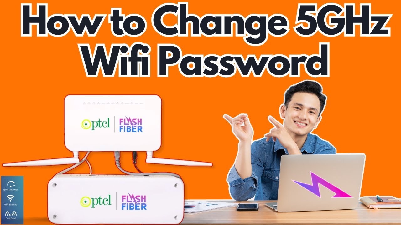 PTCL Flash Fiber 5GHz WiFi Password Change - Step by Step Guide