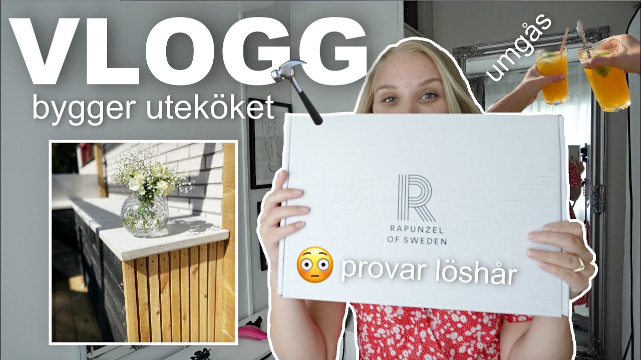 BYGGER UTEKÖK, SVENSEXA OCH UMGÅS MED VÄNNER | VLOGG