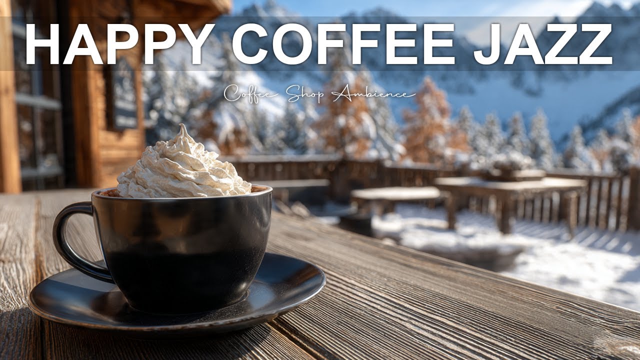 Happy Coffee Jazz  ☃️ Bossa Nova Instrumental and Cozy Jazz Cafe Music for Happy Moods.