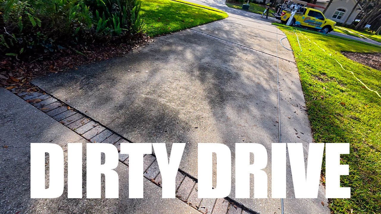 Very Long Dirty Driveway Is Transformed