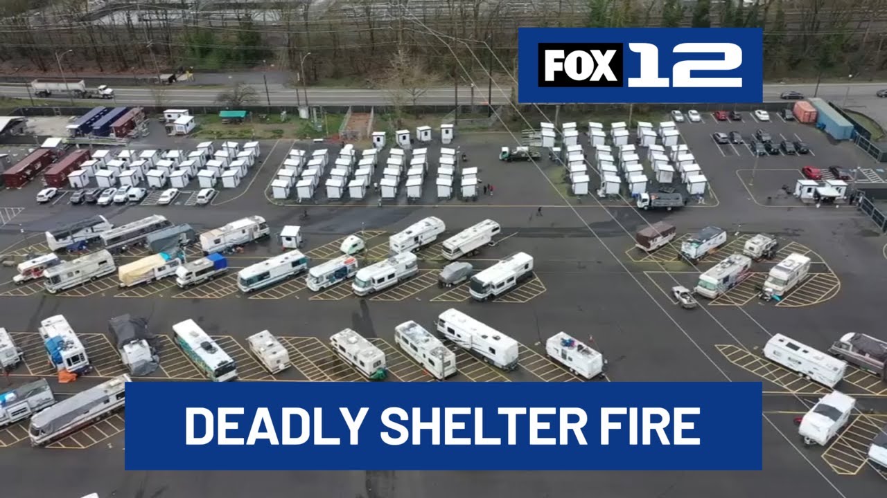 Man dies in living pod fire at North Portland shelter