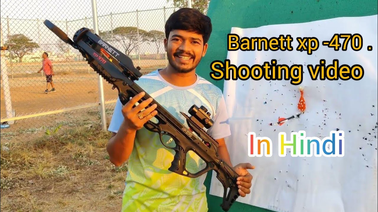 CROSSBOW UNBOXING & shooting |Barnett XP 370| india - Hindi.