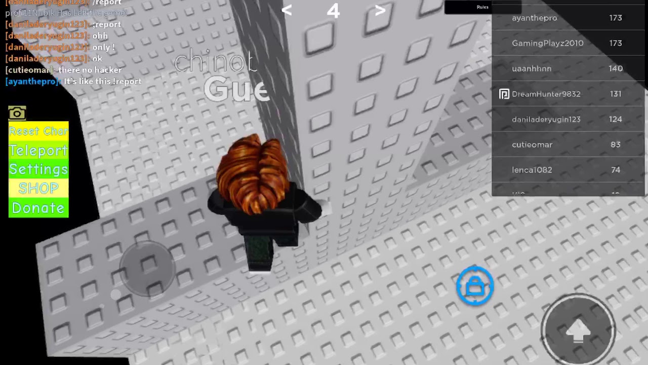 Doing a 4 stud walkaround (Difficulty: HELL)