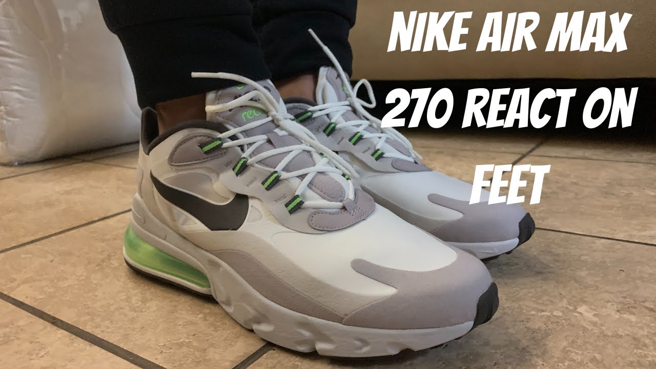Nike Air Max 270 React Summit White/Vast Grey/Silver