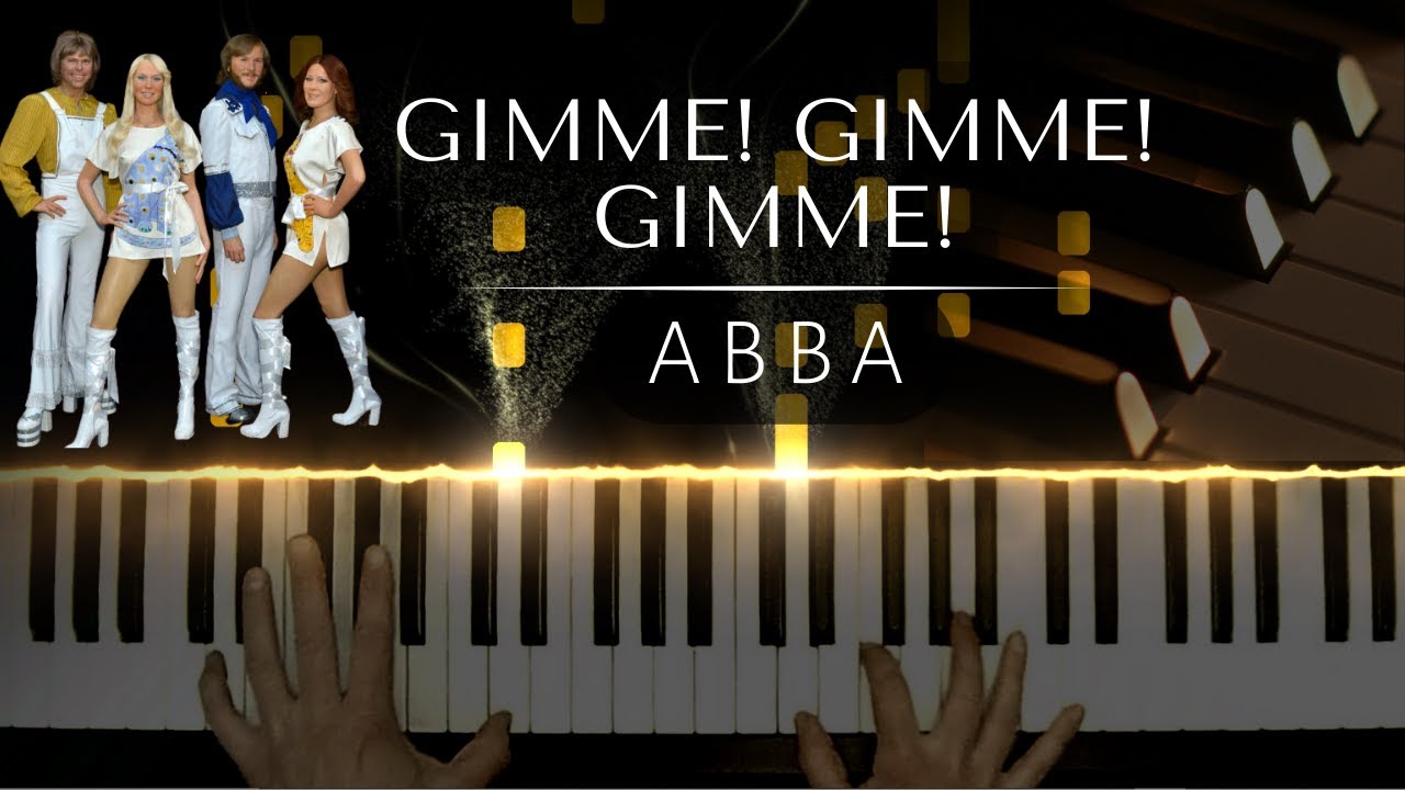 ABBA: Gimme! Gimme! Gimme! (A Man After Midnight) | piano cover + sheets