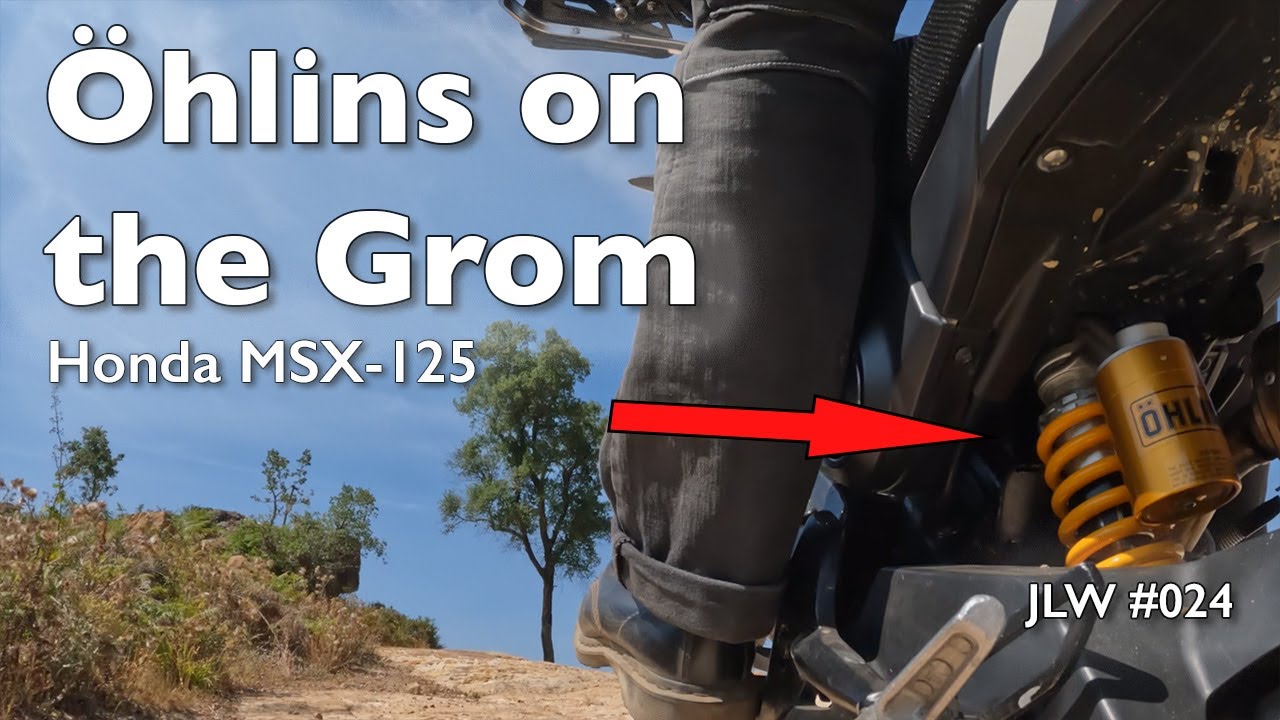 Öhlins suspension on the Honda Grom / MSX-125 - JLW #024
