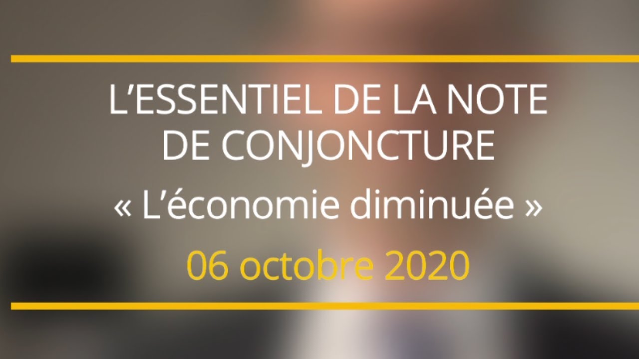 Note de conjoncture - octobre 2020