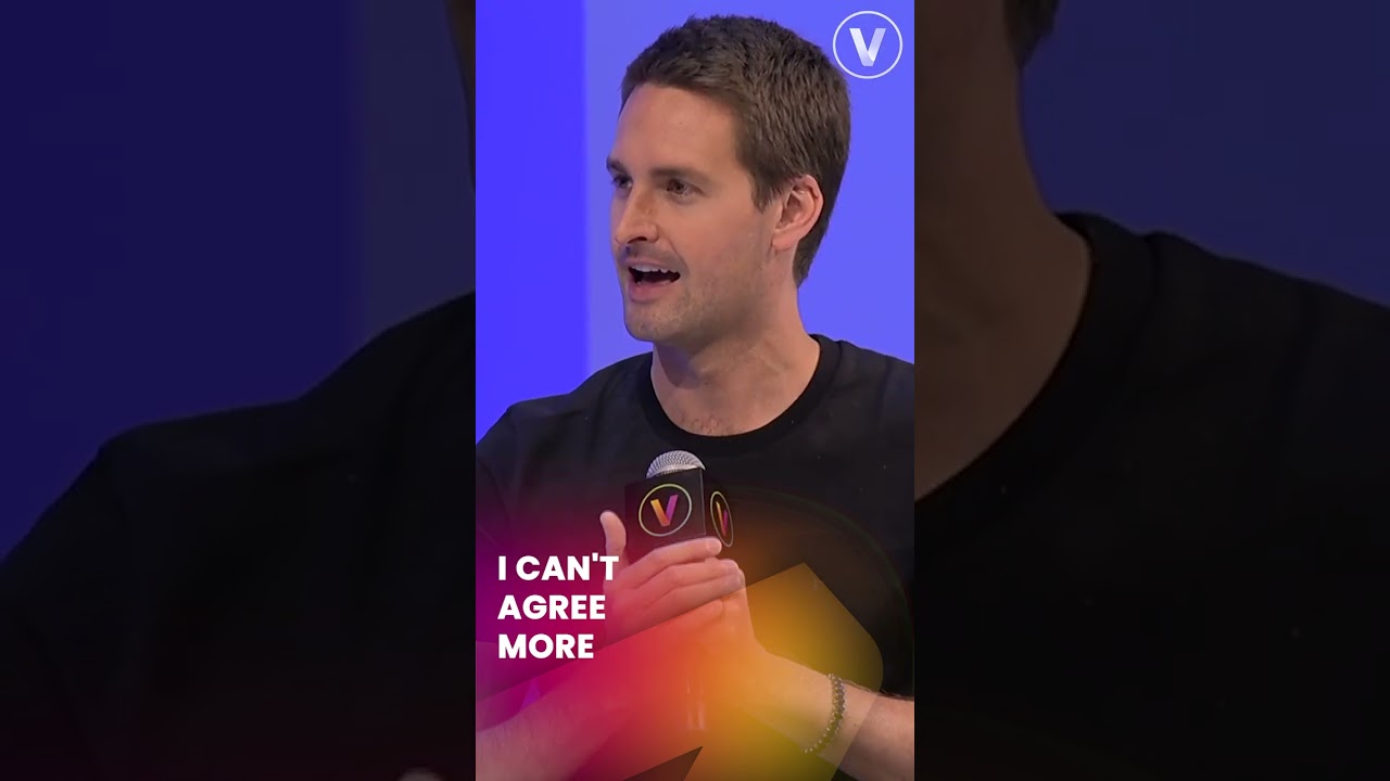 Evan Spiegel, CEO of Snapchat, on Augmented Reality (AR) at VivaTech 2022.