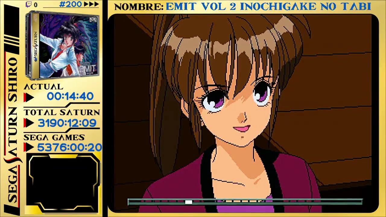 SSS 200 EMIT VOL 2 Inochigake no tabi | Juego Completo + Ending | Sega Saturn Shiro #586