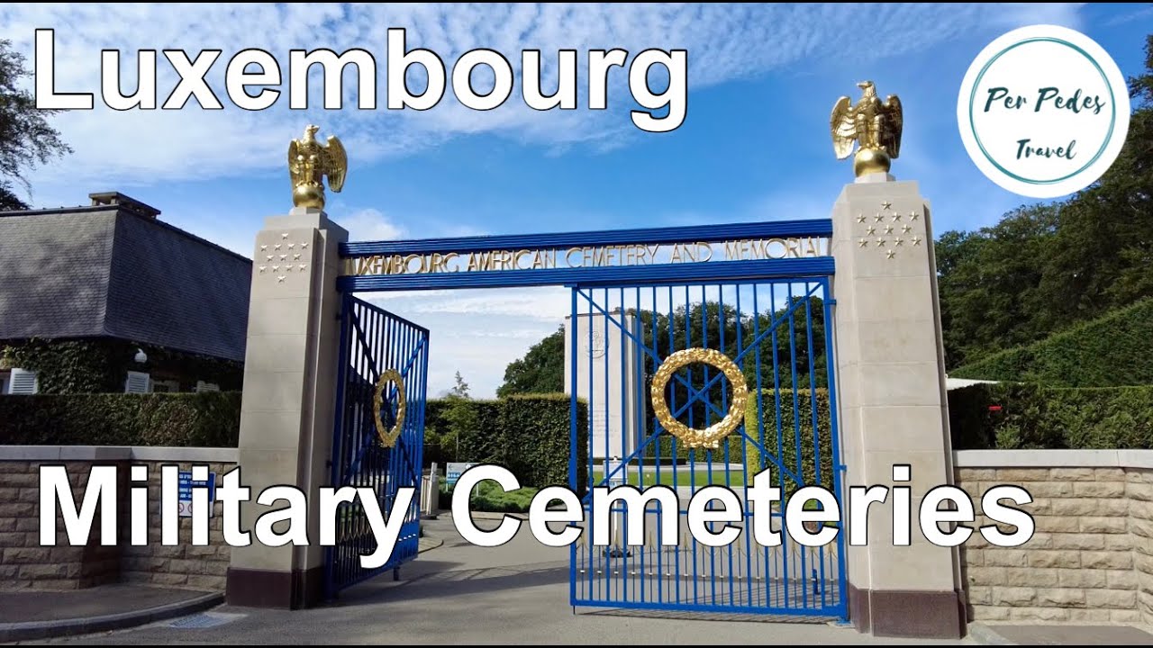 American and German Military Cemeteries in Luxembourg (with subtitles) - Summer 2021 Walking Tour