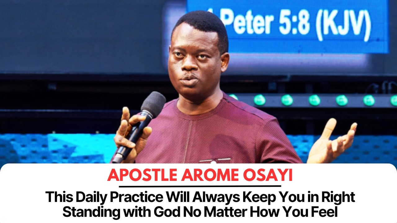 This is Where Righteousness Starts From || Arome Osayi 2025 || English & French