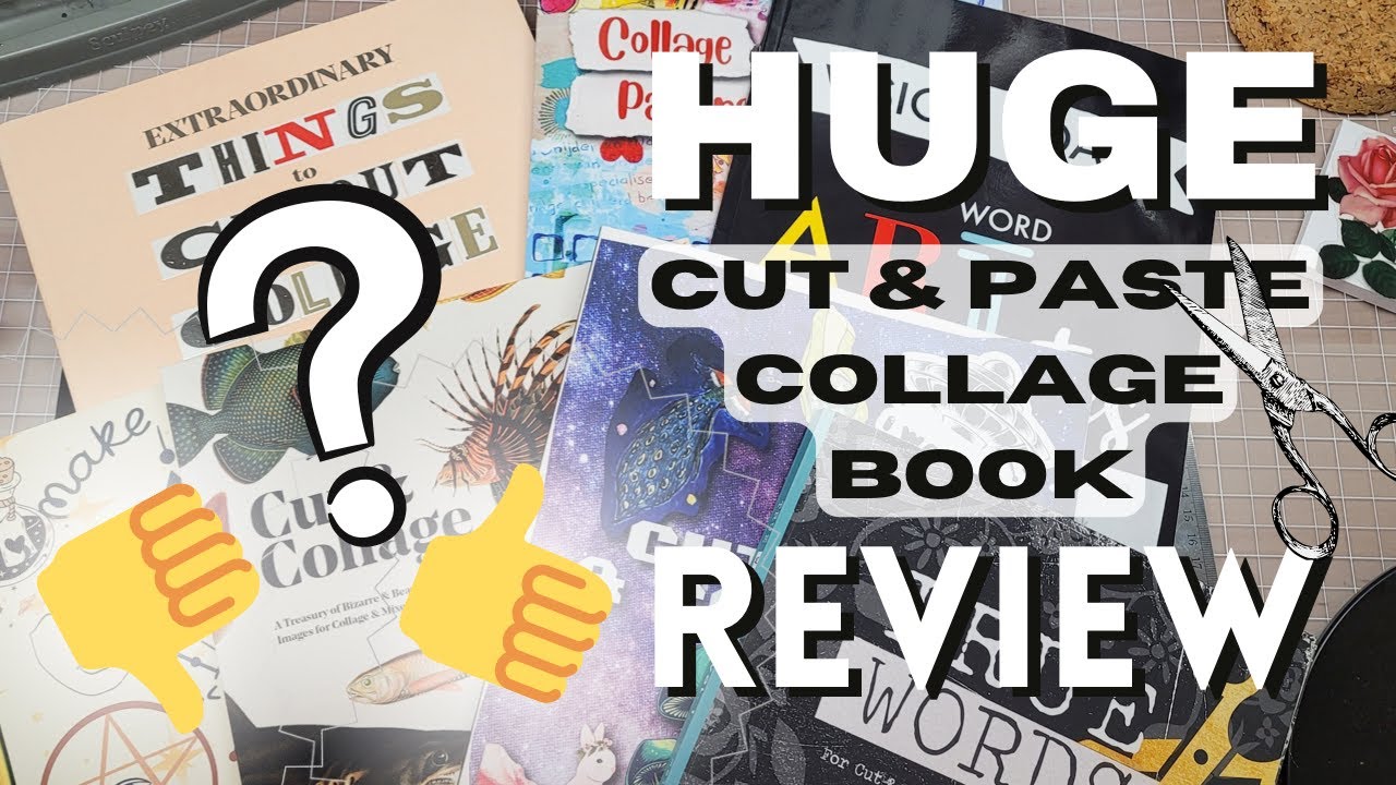 MASSIVE COLLAGE BOOK HAUL - I Review the Top Rated Cut & Paste Collage Books [Honest Opinions!]