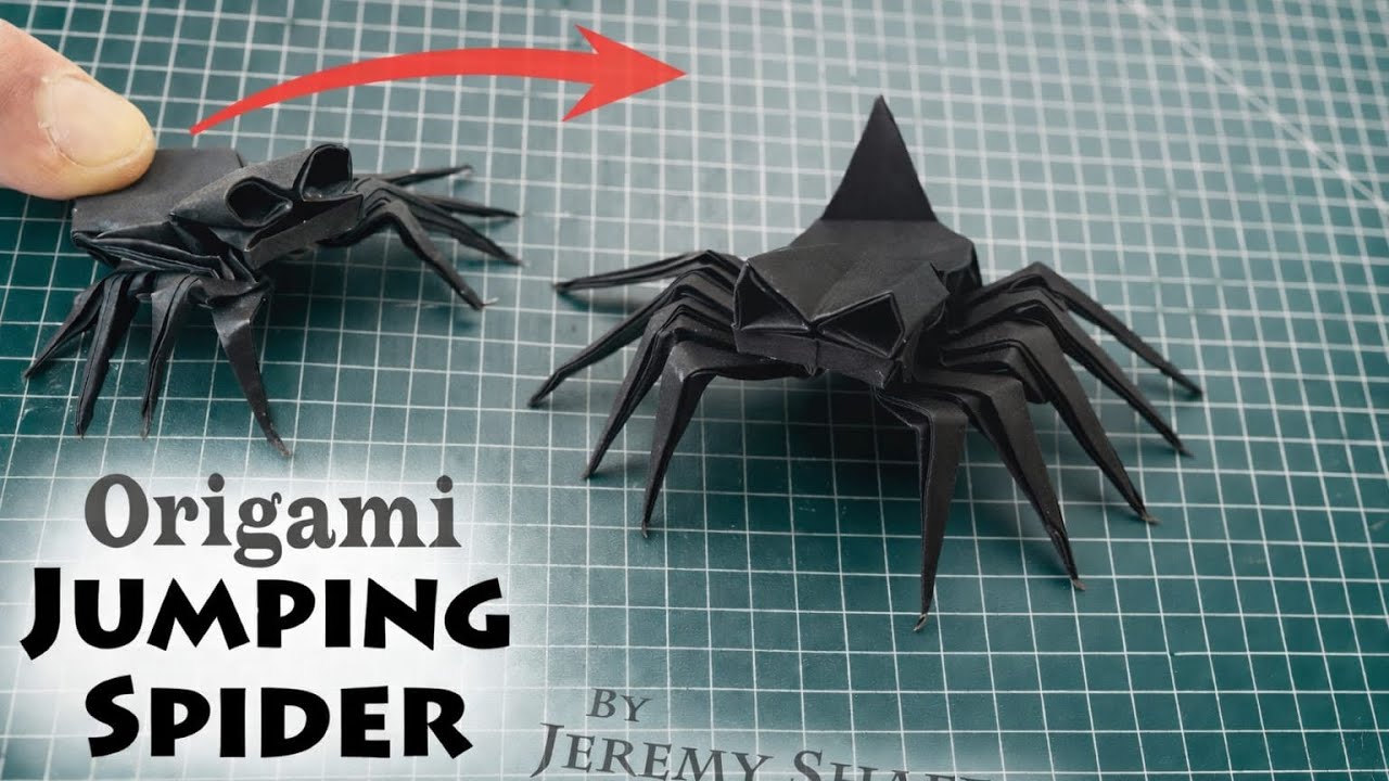 OMG! This ORIGAMI SPIDER Looks TOO REAL! 🕷️🔥 Easy DIY