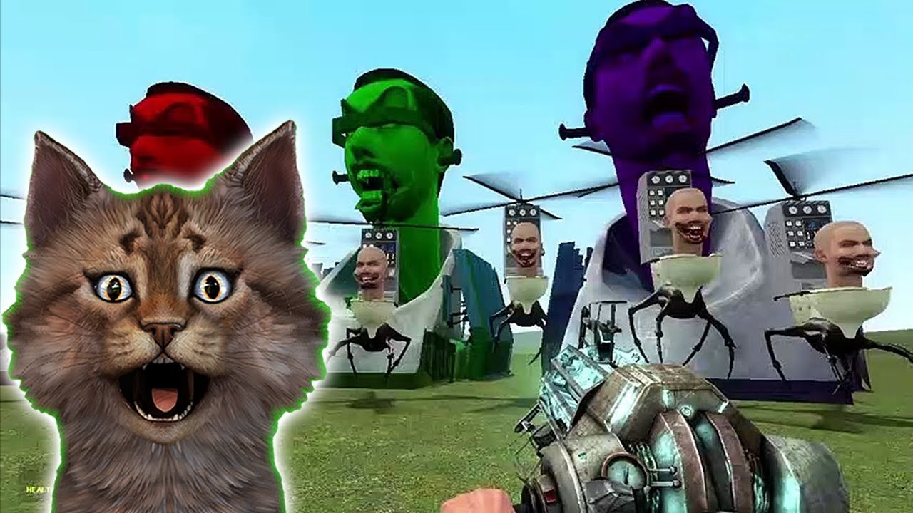 100 SKİBİDİ TOİLET İLE KAPIŞTIM 😱😱😱 (İMKANSIZ) - Garry's Mod