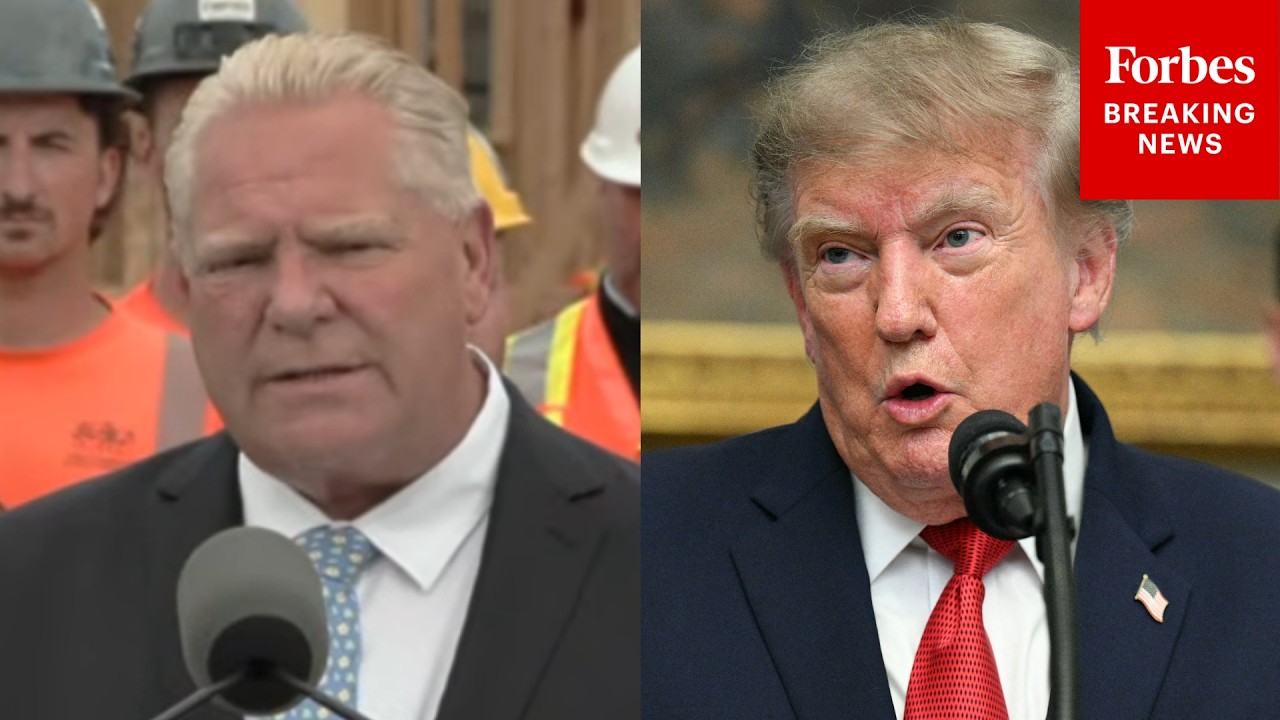 Ontario Premier Doug Ford Responds To Trump&rsquo;s &lsquo;Economic Attack&rsquo; On Canada During Press Conference