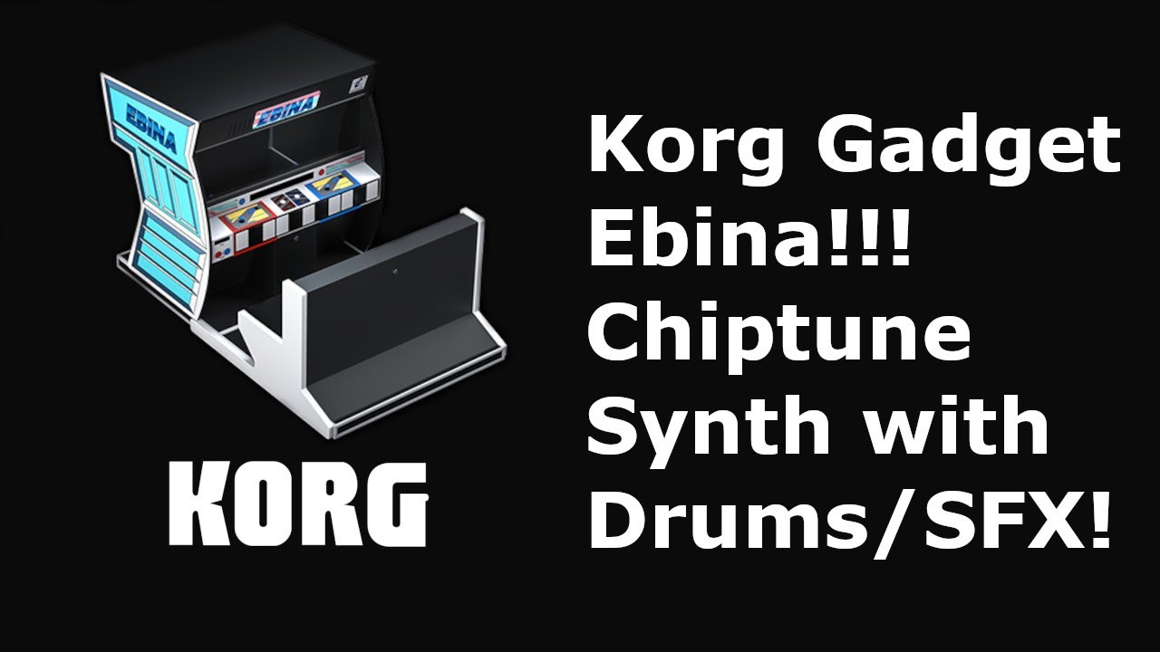 Korg Gadget Ebina Chiptune Synth from Taito! Classic videogame synth and drum machine!