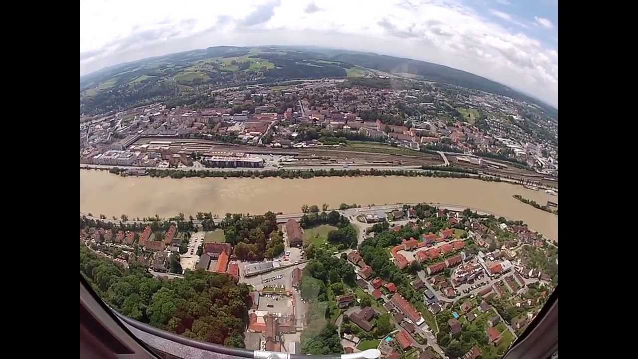 Hochwassersituation in Passau - Luftaufnahme | unserRadio