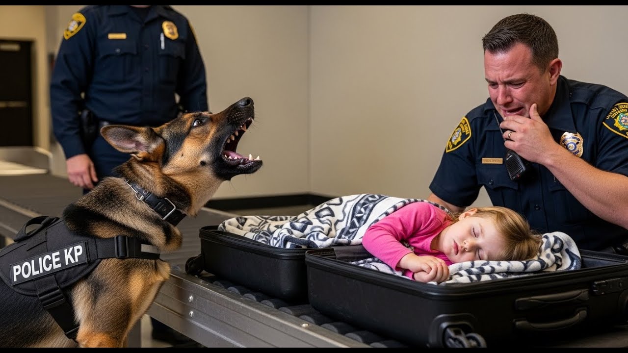 The Dog Wouldn’t Stop Barking—Then the Airport Went Silent When They Opened the Suitcase