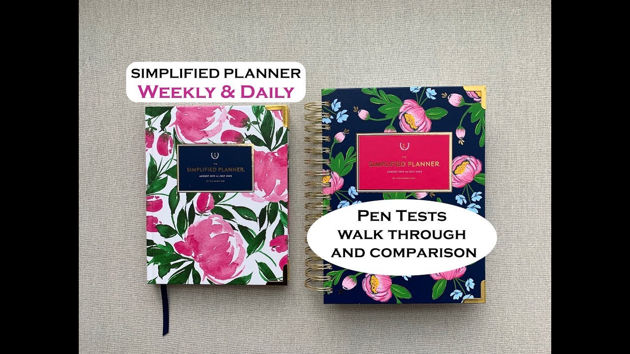 SIMPLIFIED PLANNER 2019 / 2020 - WEEKLY + DAILY