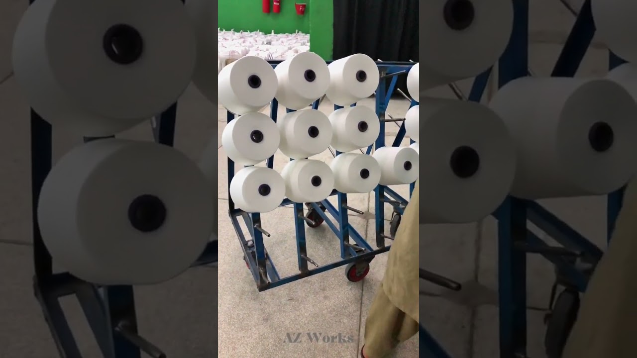 Lap Forming Thread Rolls Weghing Process) || Dhaga