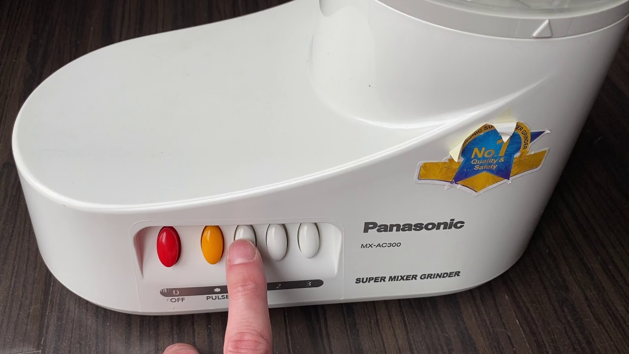 Panasonic MX-AC300 Mixer Grinder Demo Video - USA Corded Plug!