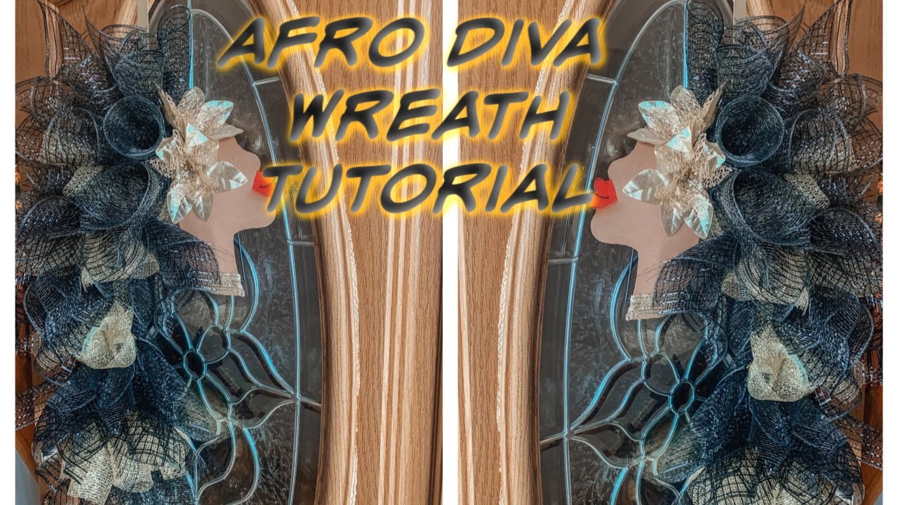 Afro Diva Wreath Tutorial