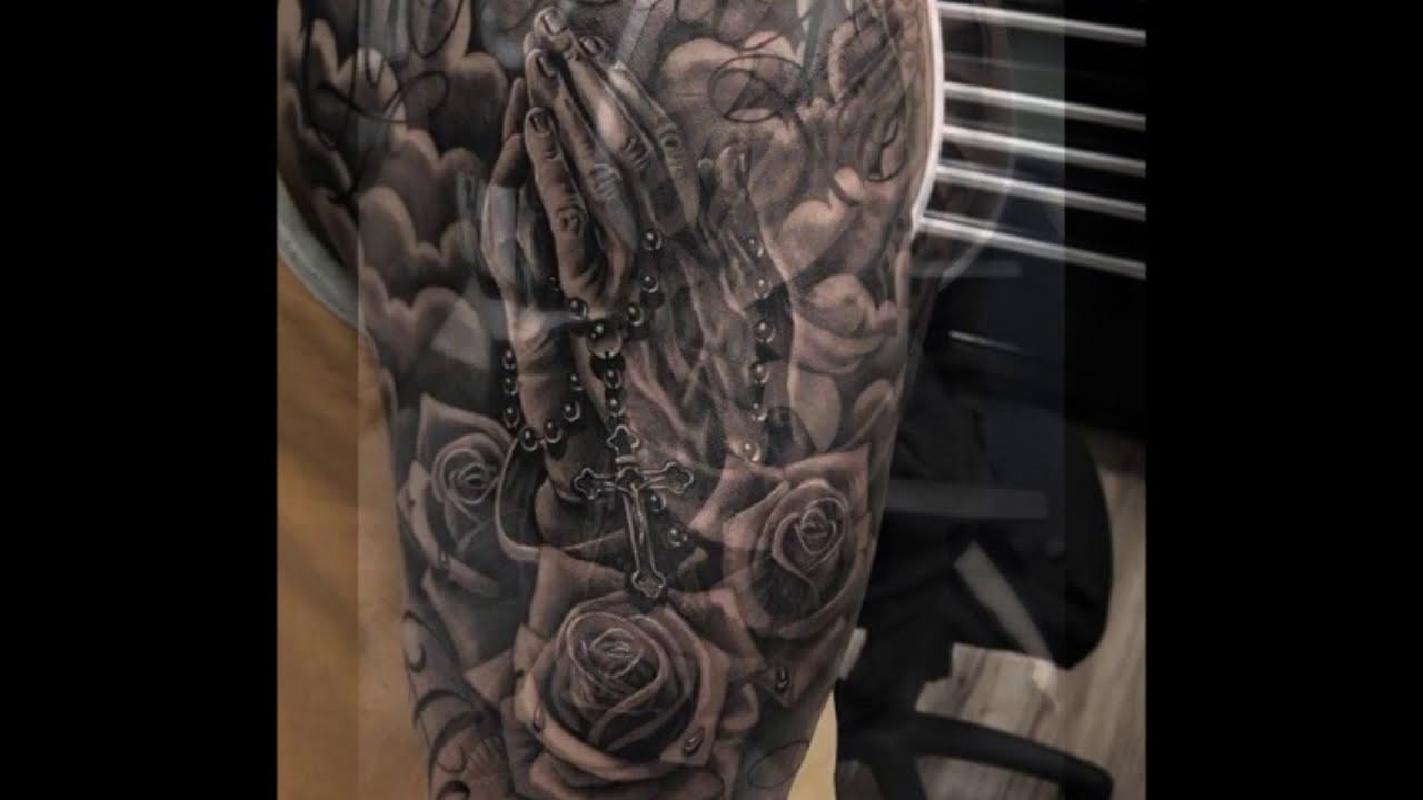 Top 50 Best Praying Hands Tattoos