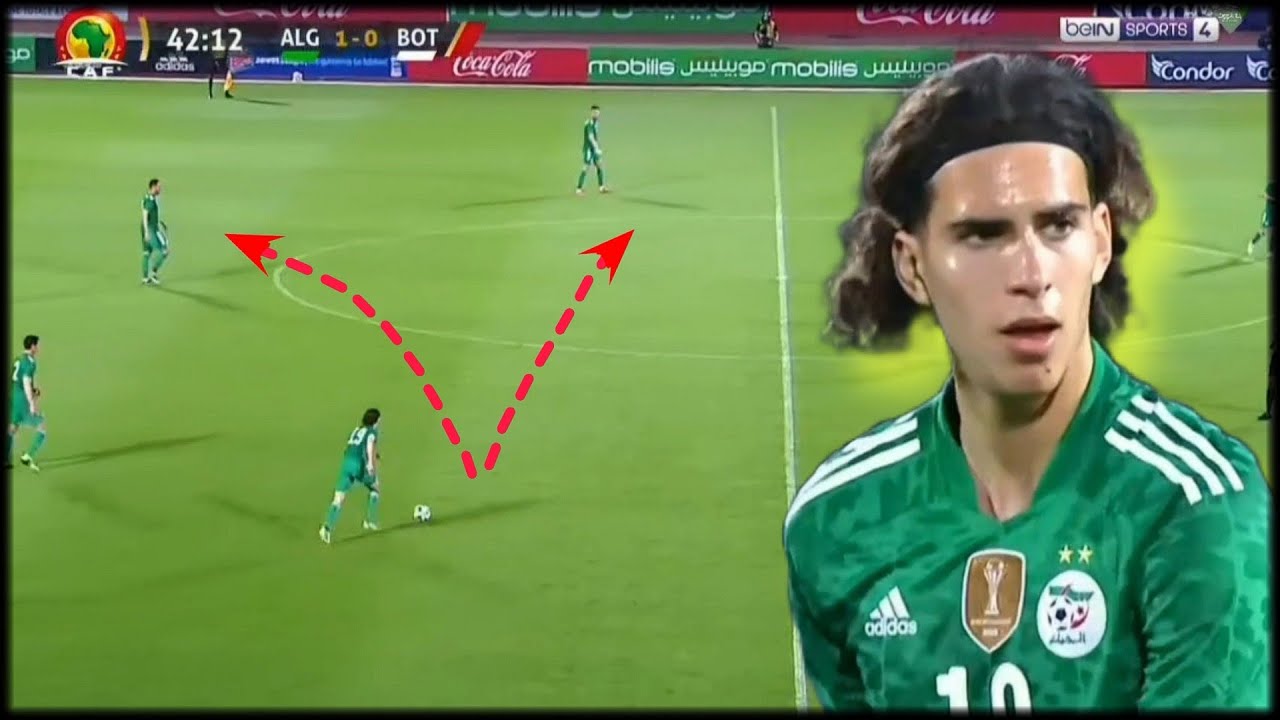 عندما أبهر رامز زروقي الجميع في أول مشاركة أساسية مع المنتخب الجزائري . . . ᴴᴰ