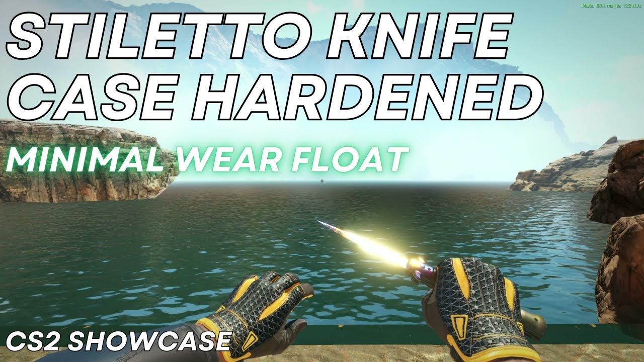 Stiletto Knife Case Hardened (Minimal Wear) | CS2 Skin Showcase #1362