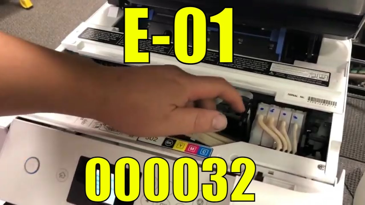 Как исправить ошибку E-01 000032 принтера Epson EcoTank